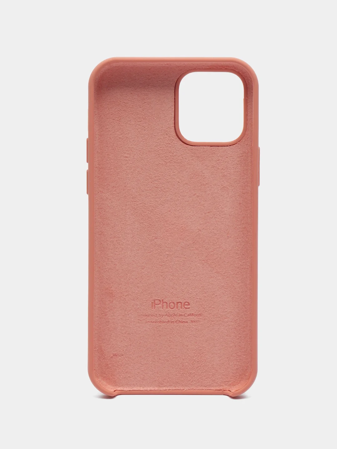 Коралловый меланж чехлы для iPhone 12/12Pro, Silicone Case