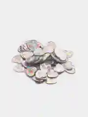 Серый глиттер для ногтей