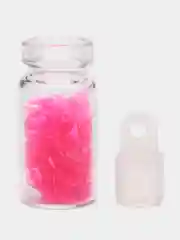 Розовый глиттер для ногтей