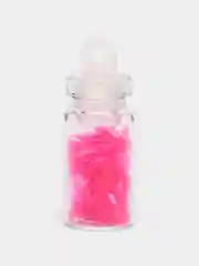 Розовый глиттер для ногтей