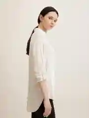 Серый меланж блузка женская Tom Tailor