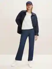 Белый свитшот трикотажный однотонный Tom Tailor