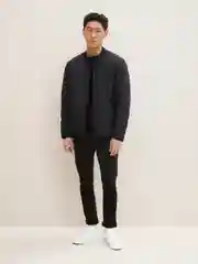 Черный классические прямые джинсы облегающeго кроя Troy Slim Tom Tailor