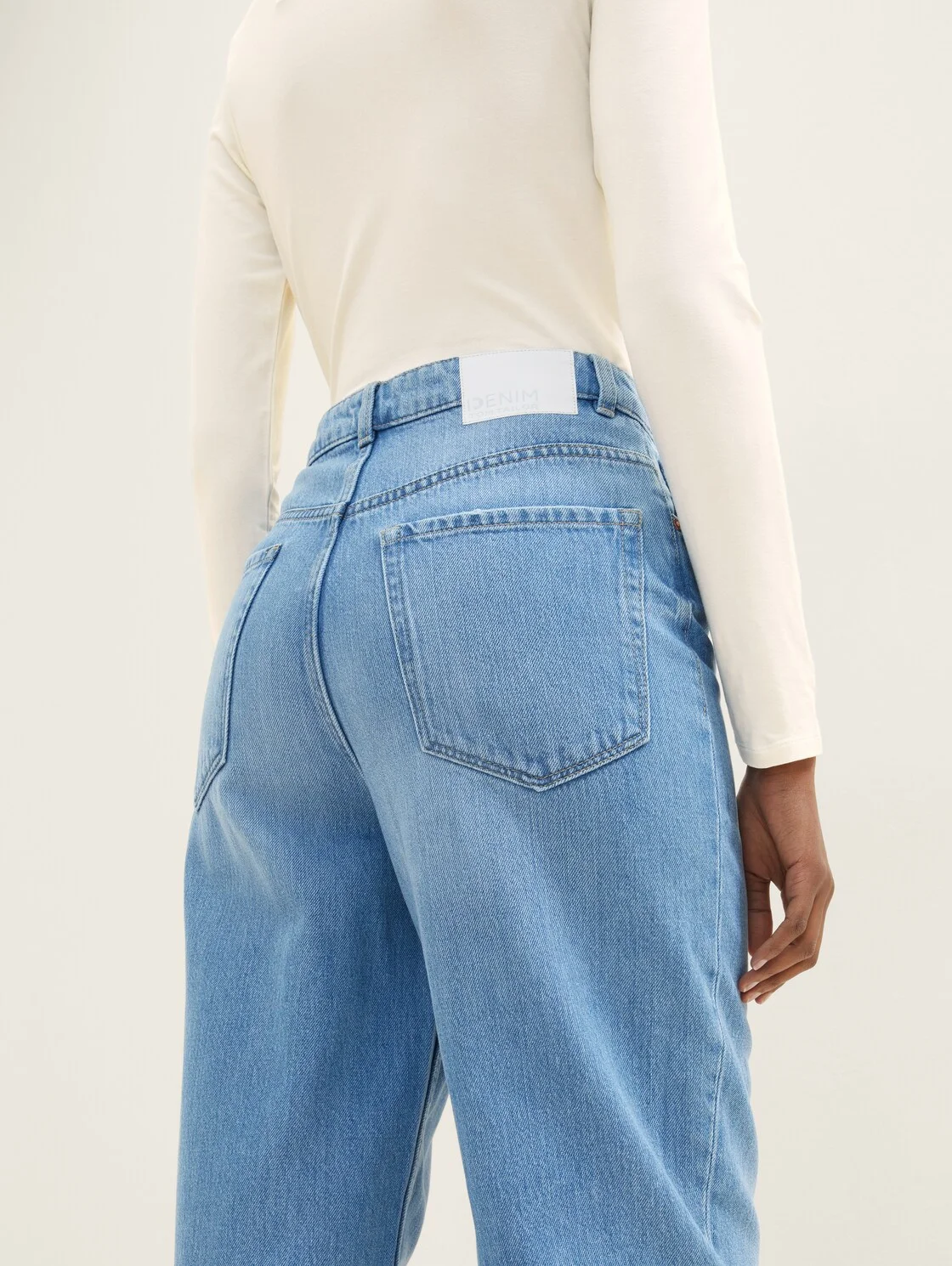 Голубой свободные джинсы Baggy Tom Tailor