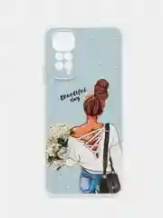 Тёмно-серый чехол на Xiaomi Redmi Note 11 4G Global/11S / Редми Ноут 11 Global/11S, с рисунком