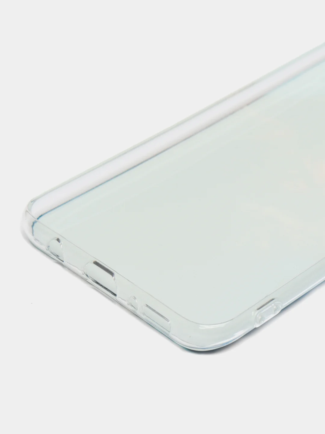 Светло-коричневый силиконовый чехол на Samsung Galaxy A50/A30s / Самсунг А50/А30s прозрачный, с рисунком