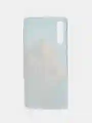 Светло-коричневый силиконовый чехол на Samsung Galaxy A50/A30s / Самсунг А50/А30s прозрачный, с рисунком