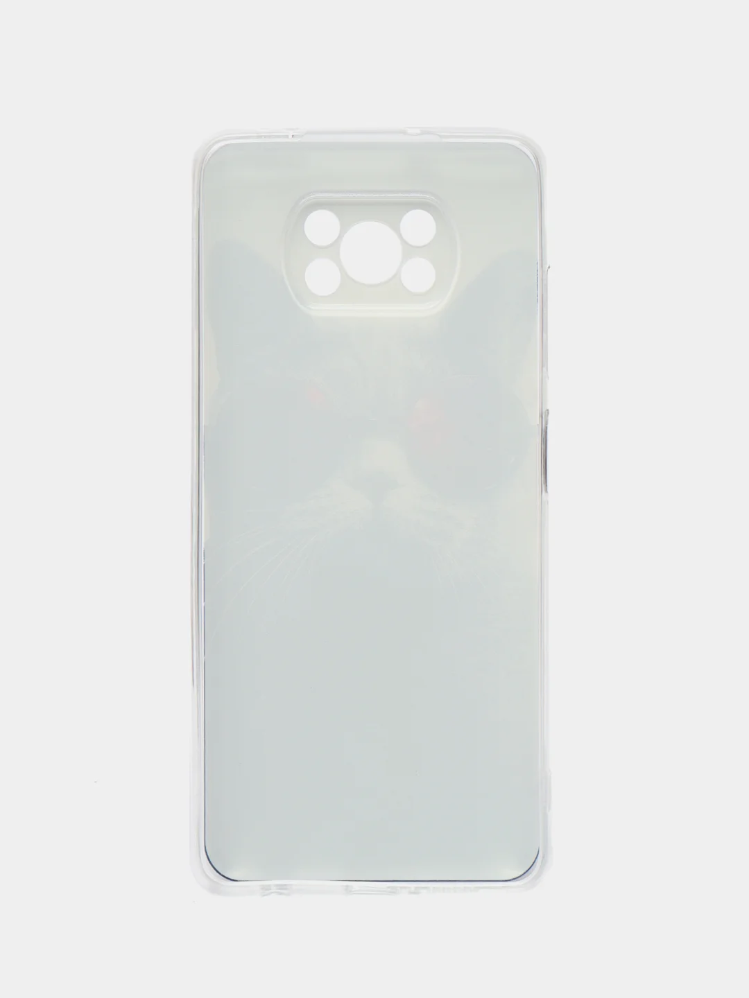 Синий меланж силиконовый чехол на Xiaomi Poco X3/X3 Pro / Сяоми Poco X3/Х3 Про прозрачный, с рисунком