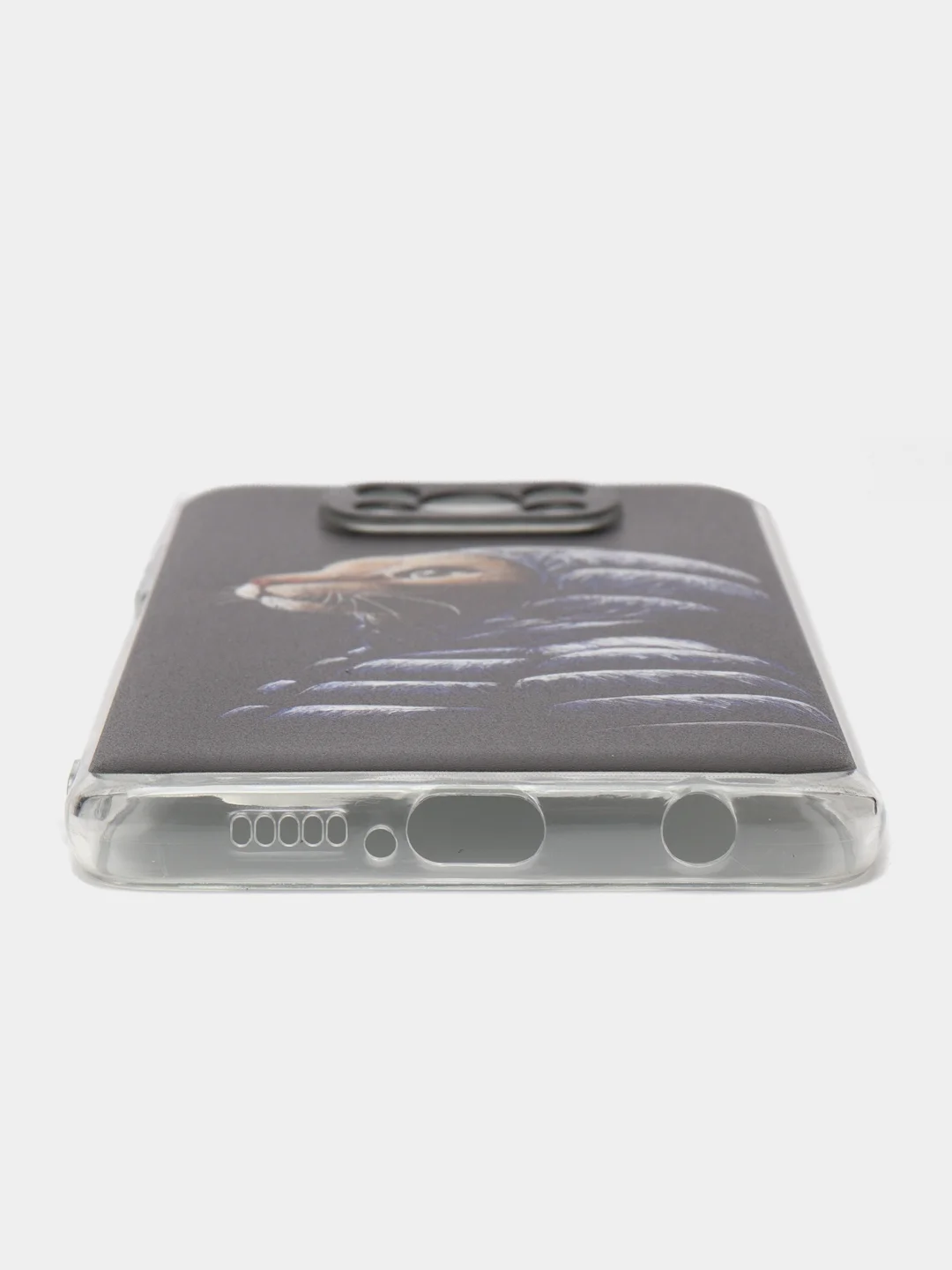 Лавандовый силиконовый чехол на Xiaomi Poco X3/X3 Pro / Сяоми Poco X3/Х3 Про прозрачный, с рисунком