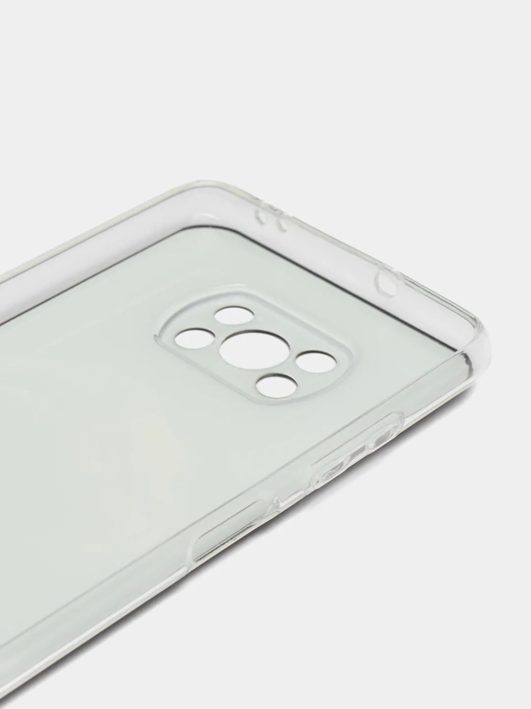 Лавандовый силиконовый чехол на Xiaomi Poco X3/X3 Pro / Сяоми Poco X3/Х3 Про прозрачный, с рисунком