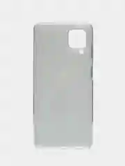 Разноцветный чехол на Samsung Galaxy A12/M12 / Самсунг А12/М12 прозрачный, с рисунком, защита камеры