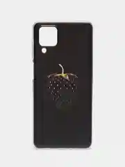 Разноцветный чехол на Samsung Galaxy A12/M12 / Самсунг А12/М12 прозрачный, с рисунком, защита камеры