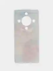Конфетный силиконовый чехол на Honor X9A / Хонор X9A прозрачный, с рисунком, защита камеры