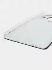 Красный силиконовый чехол на Honor X9A / Хонор X9A прозрачный, с рисунком, защита камеры