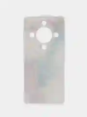 Ледяной силиконовый чехол на Honor X9A / Хонор X9A прозрачный, с рисунком, защита камеры