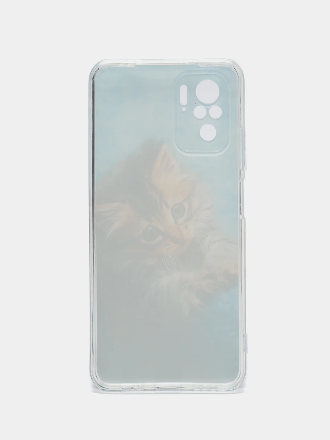 Светло-коричневый чехол на Xiaomi Redmi Note 10/Note 10S/Poco M5s / Сяоми Редми Нот 10/10С с рисунком