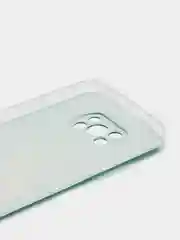 Мятный силиконовый чехол на Xiaomi Poco X3/X3 Pro / Сяоми Poco X3/Х3 Про прозрачный, с рисунком