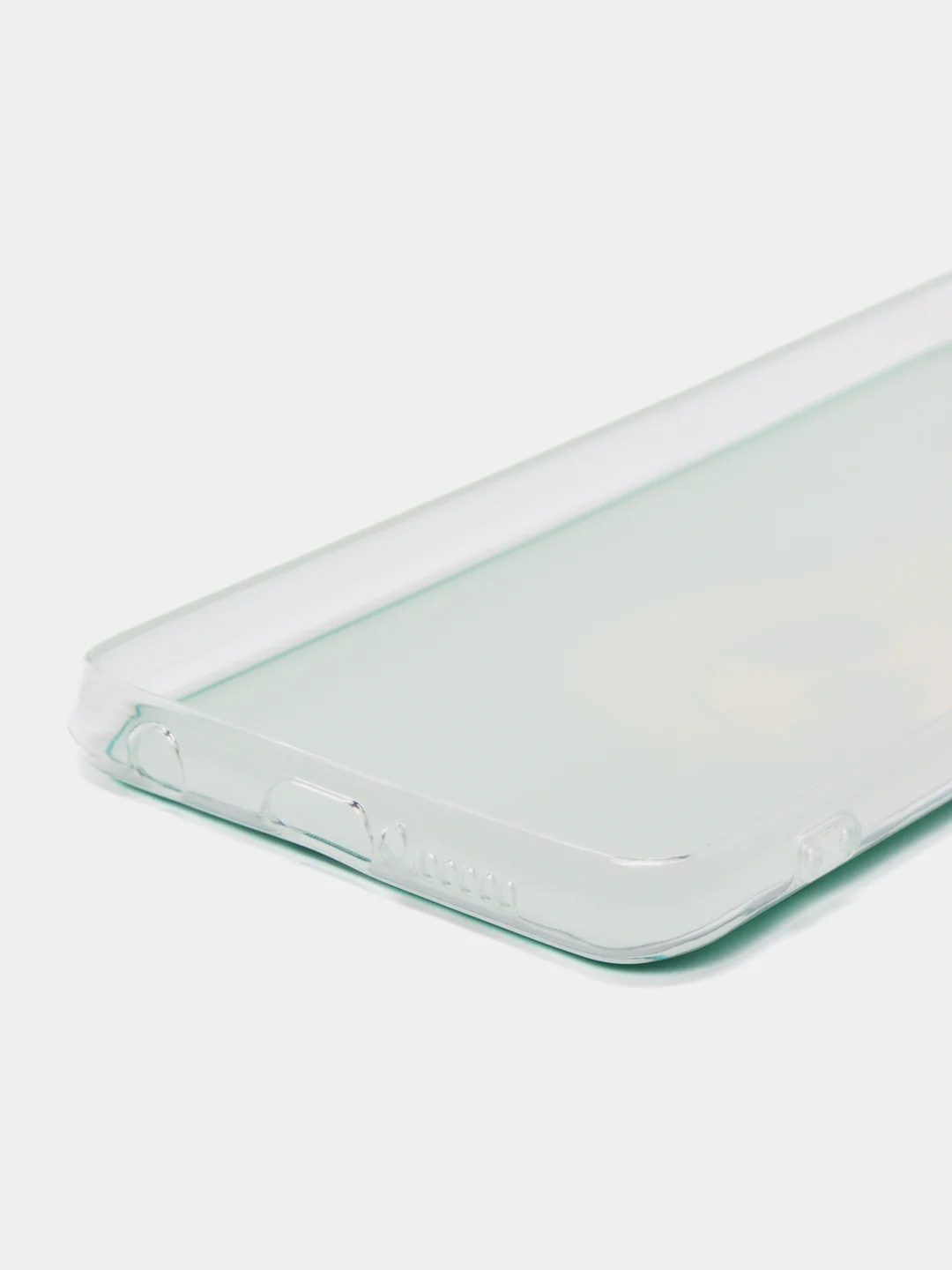 Мятный силиконовый чехол на Xiaomi Poco X3/X3 Pro / Сяоми Poco X3/Х3 Про прозрачный, с рисунком