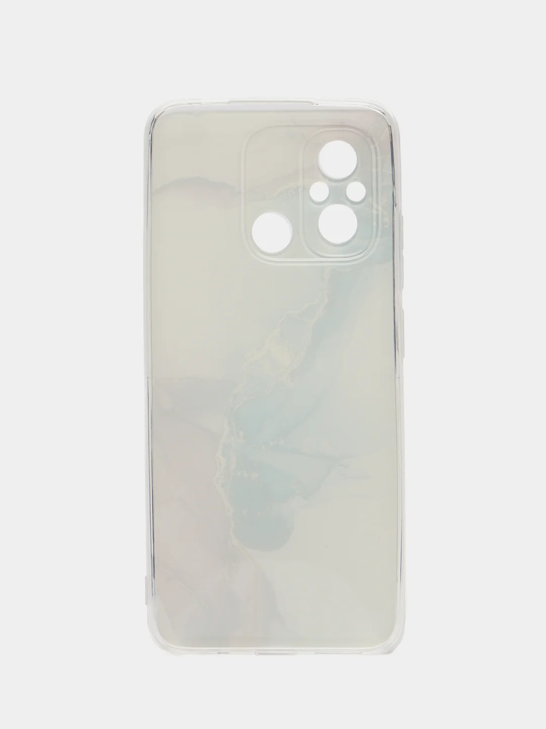 Ледяной силиконовый чехол на Xiaomi Redmi 12C/Poco C55 / Редми 12C/Поко C55 прозрачный, с рисунком