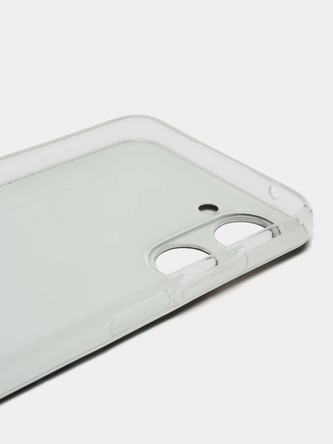 Бирюзовый силиконовый чехол на Realme 10 4G / Реалми 10 4G прозрачный, с рисунком, защита камеры