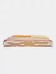 Желтый силиконовый чехол на Vivo V27e / Виво V27e прозрачный, с рисунком, защита камеры