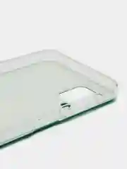 Мятный чехол на Samsung Galaxy A12/M12 / Самсунг А12/М12 прозрачный, с рисунком, защита камеры