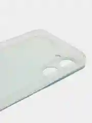 Светло-синий силиконовый чехол на Realme 10 4G / Реалми 10 4G прозрачный, с рисунком, защита камеры