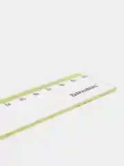 Линейка пластиковая школьная измерительная для черчения 20 см BRAUBERG "FRESH ZONE",210749