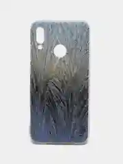 Небесно-голубой чехол на Honor 10 Lite/Huawei P Smart 2019 / Хонор 10 Лайт прозрачный, с рисунком