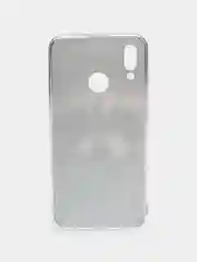 Коричневый чехол на Honor 10 Lite/Huawei P Smart 2019 / Хонор 10 Лайт прозрачный, с рисунком
