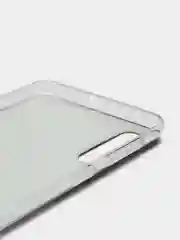 Аметистовый силиконовый чехол на Samsung Galaxy A50/A30s / Самсунг А50/А30s прозрачный, с рисунком