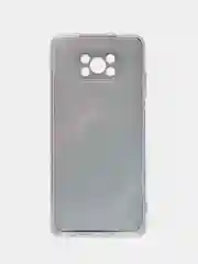 Аметистовый силиконовый чехол на Xiaomi Poco X3/X3 Pro / Сяоми Poco X3/Х3 Про прозрачный, с рисунком