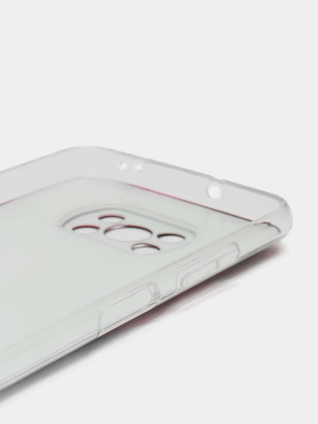 Аметистовый силиконовый чехол на Xiaomi Poco X3/X3 Pro / Сяоми Poco X3/Х3 Про прозрачный, с рисунком