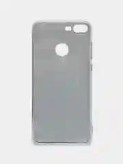 Бирюзовый силиконовый чехол на Huawei Honor 9 Lite / Хонор 9 Lite с рисунком, защита камеры