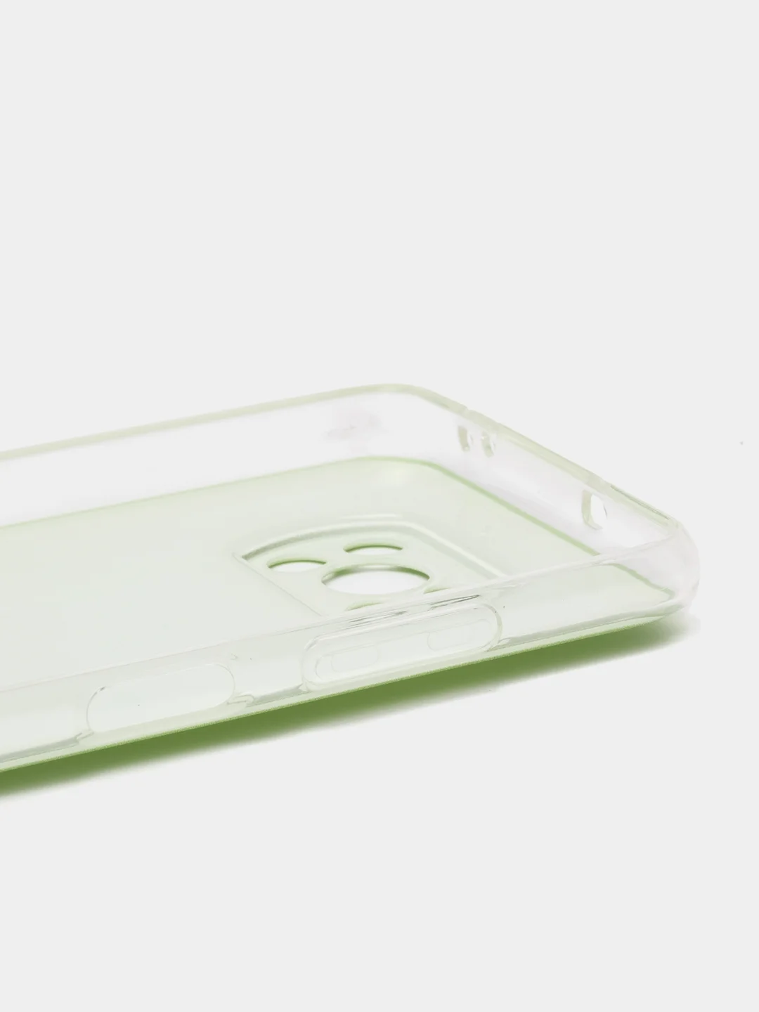 Салатовый силиконовый чехол на Xiaomi Poco X3/X3 Pro / Сяоми Poco X3/Х3 Про прозрачный, с рисунком