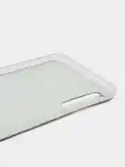 Серый меланж силиконовый чехол на Samsung Galaxy A50/A30s / Самсунг А50/А30s прозрачный, с рисунком