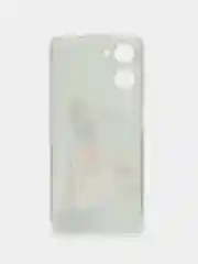 Тёмно-серый силиконовый чехол на Realme 10 4G / Реалми 10 4G прозрачный, с рисунком, защита камеры