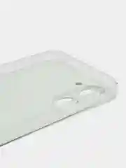 Тёмно-серый силиконовый чехол на Realme 10 4G / Реалми 10 4G прозрачный, с рисунком, защита камеры