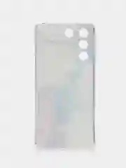 Ледяной силиконовый чехол на Vivo V27e / Виво V27e прозрачный, с рисунком, защита камеры