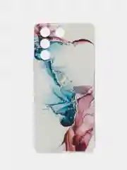 Ледяной силиконовый чехол на Vivo V27e / Виво V27e прозрачный, с рисунком, защита камеры