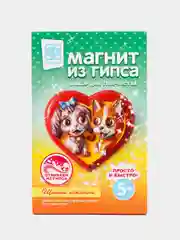 Набор для поделок, магнит из гипса "Щенячьи нежности", Фантазер