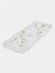 Блюдо под канапе 345 мм Eve white-green 2034