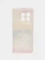 Желтый силиконовый чехол на OnePlus 11 / Ван Плас 11 прозрачный, с рисунком, защита камеры