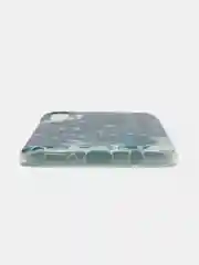 Тёмно-бирюзовый силиконовый чехол на Samsung Galaxy A50/A30s / Самсунг А50/А30s прозрачный, с рисунком