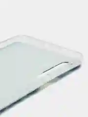 Тёмно-бирюзовый силиконовый чехол на Samsung Galaxy A50/A30s / Самсунг А50/А30s прозрачный, с рисунком
