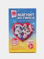 Набор для поделок Магнит из гипса "По уши влюбленные", Фантазер