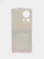 Желтый силиконовый чехол на Xiaomi 13 Lite / Сяоми 13 Лайт прозрачный, с рисунком, защита камеры