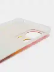 Желтый силиконовый чехол на Xiaomi 13 Lite / Сяоми 13 Лайт прозрачный, с рисунком, защита камеры