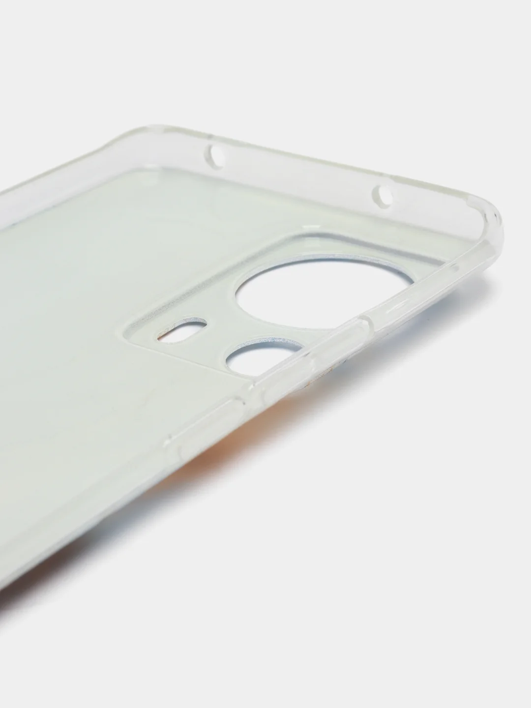 Бордовый силиконовый чехол на Xiaomi 13 Lite / Сяоми 13 Лайт прозрачный, с рисунком, защита камеры
