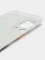 Бордовый силиконовый чехол на Xiaomi 13 Lite / Сяоми 13 Лайт прозрачный, с рисунком, защита камеры
